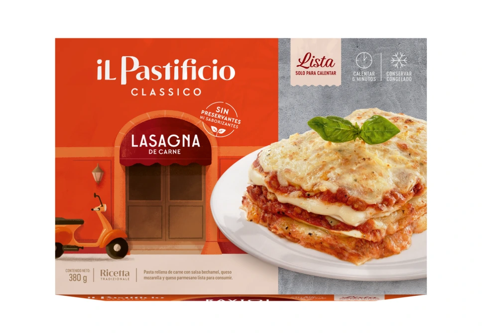 [020140010010001] LASAGNA LISTA (CARNE)